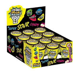 Кислі цукерки Brain Blasterz Super Sour Candy 45г - мініатюра 6