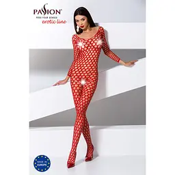 Бодістокінг з великою сіткою Passion BS077 red