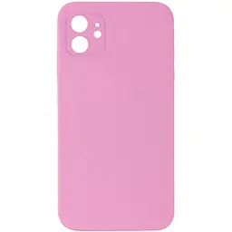 Чохол Silk Square Full Camera Protective (AA) NO LOGO для Apple iPhone 11 (6.1") Рожевий / Light pink