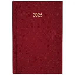 Щоденник 2026 Classic Style бордовий 145 x 210 мм (8840-26-3-A)