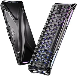 Клавиатура GravaStar Mercury V60 Pro 60 keys Blackcore 8K USB-A RGB Interstellar Silver (GSV60PRO_XTAL_BLK) - миниатюра 3
