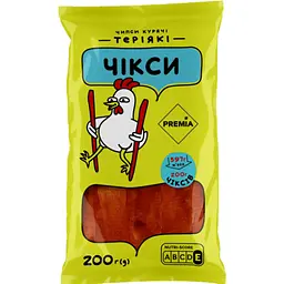 Чипси курячі Premia Чікси Теріякі 200 г