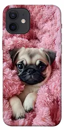 TPU чохол Demsky Мопс у ніжностях для Apple iPhone 12 Pro (6.1")