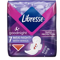 Гігієнічні прокладки Libresse Goodnight Maxi 8 шт. (9522)