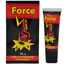 Уцінка. Гель Force від тарганів та мурах 75 мл