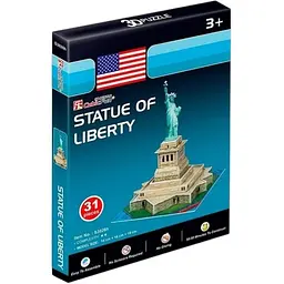 Пазл CubicFun 3D Статуя Свободи 31 елемент (S3026h)