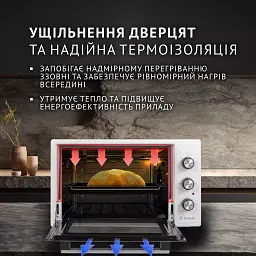 Електрична піч Perfelli SIERRA 37 WHITE - мініатюра 3