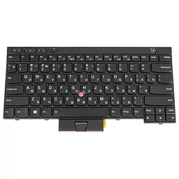 Клавіатура для ноутбука LENOVO (Thinkpad: T430, T430i, T430S, T530, T530I, X230, X230i, X230S) rus, black, підсвічування клавіш - мініатюра 2