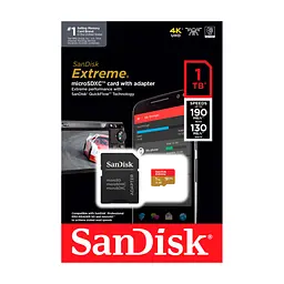 Карта пам'яті SanDisk 1TB microSD class 10 UHS-I U3 V30 Extreme (SDSQXAV-1T00-GN6MA) - мініатюра 5