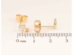 Сережки Xuping Позолота 18K пусети "Кришталеві парасольки" 271762 - мініатюра 2