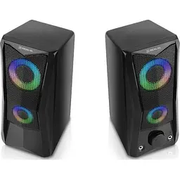 Акустична система REAL-EL S-107 USB Black (EL121100017) - мініатюра 4