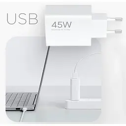 Мережевий зарядний пристрій Xiaomi Turbo Charging 45W USB-A (BHR07SLEU) [132392] - мініатюра 5