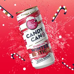 Газований напій Candy Can Limited Edition Winter Cane Flavour без цукру 330 мл - мініатюра 2