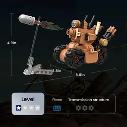 Конструктор Pantasy Metal Slug Металевий слимак серії SV-001TYPE-R (86232) - мініатюра 3
