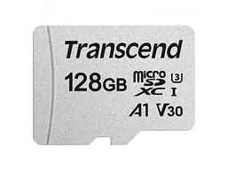 Карта пам'яті Transcend 300S microSDXC UHS-I U3 + SD Adapter 128 GB (TS128GUSD300S-A) - мініатюра 2