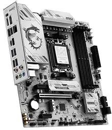 Материнська плата AM5 MSI B850M GAMING PLUS WIFI6E, B850, 4xDDR5, Int.Video (CPU), 4xSATA3, 2xM.2, 1xPCI-E 4.0 x16, 2xPCI-E 3.0 x1, ALC897, 8125D 2.5G, WiFi 6E, Bluetooth 5.3, 11xUSB 3.2 / 4xUSB 2.0, HDMI/DP, MicroATX - мініатюра 2