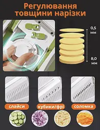 Мультислайсер тертка для овочів — Brava Spring Slicer - мініатюра 3