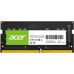 SoDIMM 16Gb DDR4 3200 MHz Acer SD100, Retail - мініатюра 3