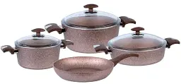 Набір посуду O.M.S. Collection 3105 Rosegold 7 предметів - мініатюра 2