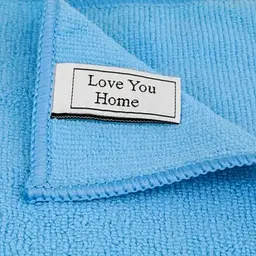 Серветка LoveYouHome універсальна мікрофібра 30 x 30 см блакитна (LYH9010) - мініатюра 3