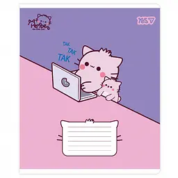Набір зошитів Yes Pembe the Cat 18 аркушів у клітинку 25 шт. (769045) - мініатюра 2