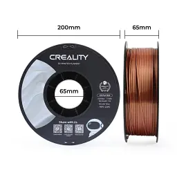 Пластик для 3D-принтера Creality PLA silky shine 1кг, 1.75мм, red copper (3301120002) - мініатюра 7