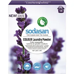 Пральний порошок Sodasan Compact для кольорових і чорних речей з пом'якшувачем 1 кг (4019886050708) - мініатюра 2