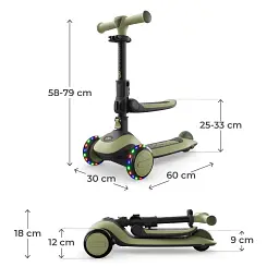Самокат Kinderkraft Halley 2 Grassland Green (KRHALL02GRE0000) (5902533930180) - мініатюра 8