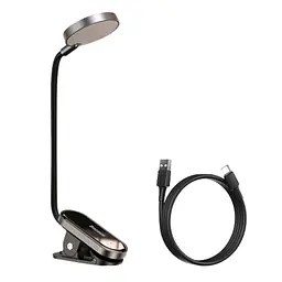 Настільна лампа Baseus Comfort Reading Mini Clip Lamp Dark Gray (DGRAD-0G) [67870]
