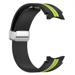 Браслет Cls-line Samsung Galaxy Watch 6 Classic 43mm 6 Classic 47mm - чорно-зелений ширина кріплення 20мм силікон Watchbands (W15-8WB29765195) - мініатюра 4