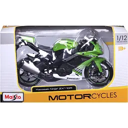 Мотоцикл іграшковий Maisto Kawasaki Ninja ZX-10R в масштабі 1:12 (31101-10011) - мініатюра 11