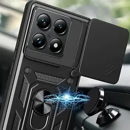 Панель BeCover Military для Xiaomi 14T Black (712559) - мініатюра 2