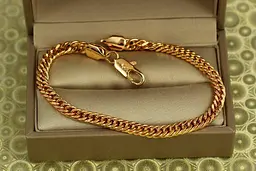 Браслет Xuping Jewelry Кобра 19 см 4,5 мм золотистий