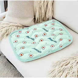Літня підстилка, що охолоджує Derby Ice Silk Summer Pet Cooling Mat Avocado 70х100 см - мініатюра 5