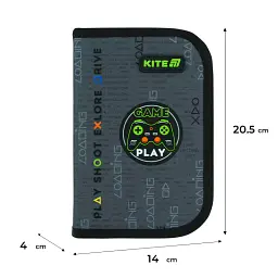 Пенал без наповнення Kite Good Game (K26-622-2) - мініатюра 6