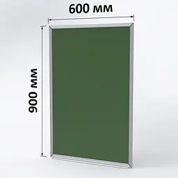 Крейдяна дошка ТСО зелена 900х600 мм (вертикальна)
