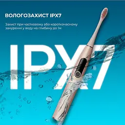 Електрична зубна щітка Oclean X Pro Digital Set Electric Toothbrush Champagne Gold - мініатюра 5