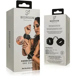 Наручники Bedroom Fantasies Handcuffs - Black - мініатюра 7