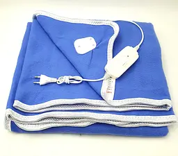 Електропростирадло електро грілка електричне простирадло LUX electric blanket 120*155см 100Вт UKC синій