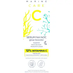 Сироватка-бустер Bielenda C Marine Care сяйво для обличчя нічна 30 мл - мініатюра 3