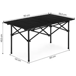 Складаний кемпінговий столик MultiGarden Kemp 95x55 см. з сумкою-чохлом - мініатюра 9