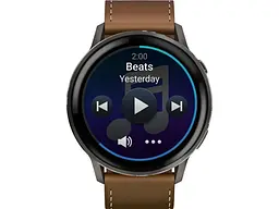 Смарт-годинник Garmin Venu 4 45 mm Slate with Brown Leather Band (010-03014-03) - мініатюра 8