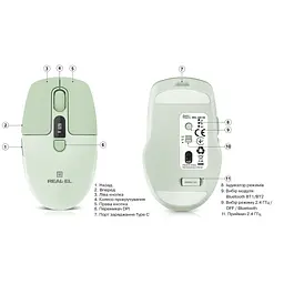 Мишка REAL-EL RM-481W (EL123200060) - мініатюра 11