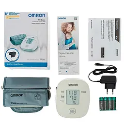Тонометр Omron M1 Basic (HEM-7121J-AF) + адаптер автоматичний на плече - мініатюра 7