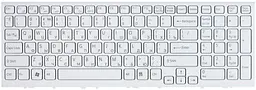 Клавіатура для ноутбука Sony Vaio (VPC-EH, VPCEH) White, (White Frame)