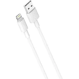Кабель XO lightning NB156 2.4A/1m White - мініатюра 2