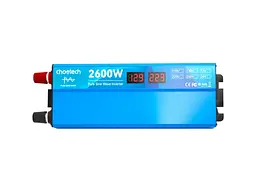 Автомобільний інвертор Choetech CJ2600Q-V2 12V/220V 1300W - мініатюра 4
