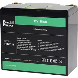 Батарея LiFePo4 Full Energy 12В 18Аг, FEG-1218 (FEG-1218)