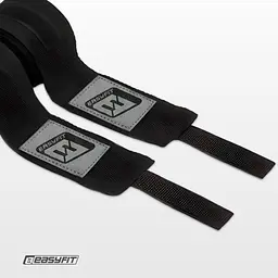 Бинты для бокса EasyFit EF-0374-25-bk, Classic Wrap, черный, 2,5 м - миниатюра 3