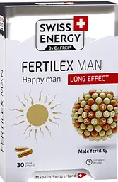 Підтримка фертильності для чоловіків Swiss Energy Fertilex Men 30 капс